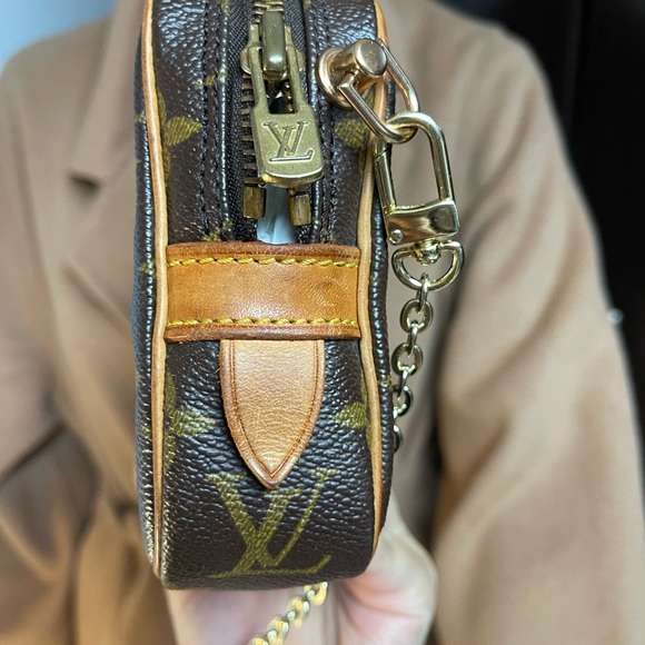 Authentic Louis Vuitton Pochette Marly Bandouliere  Shoulder Bag TH0930 - Picture 6 of 16